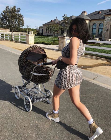 fendi kylie jenner baby|Kylie Jenner Takes Baby Stormi Out for a Fendi.